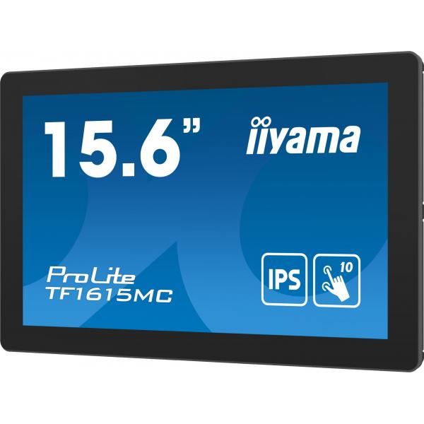 Iiyama ProLite TF1615MC-B1 Monitor PC 39,6 cm [15.6] 1920 x 1080 Pixel Full HD Touch screen Nero (16 ProLite TF1615MC-B1 Touch Screen Monitor - 16 Black LED Open Frame Touchscreen Monitor VGA DisplayPort and HDMI)Iiyama4948570121793TF1615MC-B1