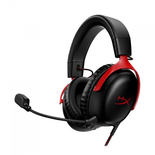 HyperX Cloud III  Cuffie da gaming [nero-rosso] (HYPERX CLOUD III BLK/RED GAM HS)Hp727A9AA