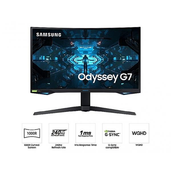 Samsung LC27G75TQSPXXU Monitor PC 68,6 cm [27] 2560 x 1440 Pixel Wide Quad HD LED Nero (27INCH CRUVED GAMING MONITOR)Samsung8806094796285LC27G75TQSPXXU