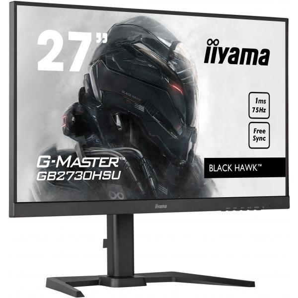 Iiyama G-MASTER Monitor PC 68,6 cm [27] 1920 x 1080 Pixel Full HD LED Nero (iiyama ProLite GB2730HSU-B5 27' Black Hawk Gaming Monitor with Height Adjust Stand)Iiyama4948570121984GB2730HSU-B5