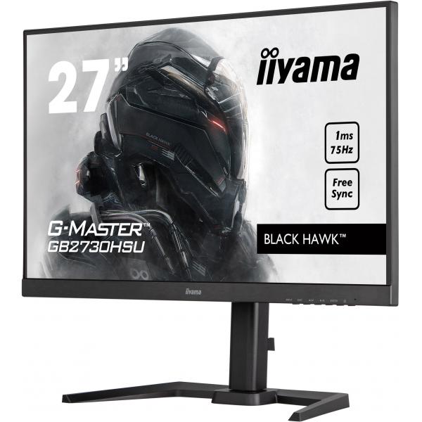 Iiyama G-MASTER Monitor PC 68,6 cm [27] 1920 x 1080 Pixel Full HD LED Nero (iiyama ProLite GB2730HSU-B5 27' Black Hawk Gaming Monitor with Height Adjust Stand)Iiyama4948570121984GB2730HSU-B5