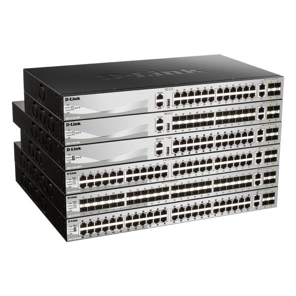 D-Link DGS-3130-30PS/E switch di rete Gestito L3 Gigabit Ethernet [10/100/1000] Supporto Power over Ethernet [PoE] Grigio (D-LINK SWITCH DGS 3130-30PS 30 PORT,2x10G 4x10G SFP+ POE+ 370W)D-link0790069469947DGS-3130-30PS/E