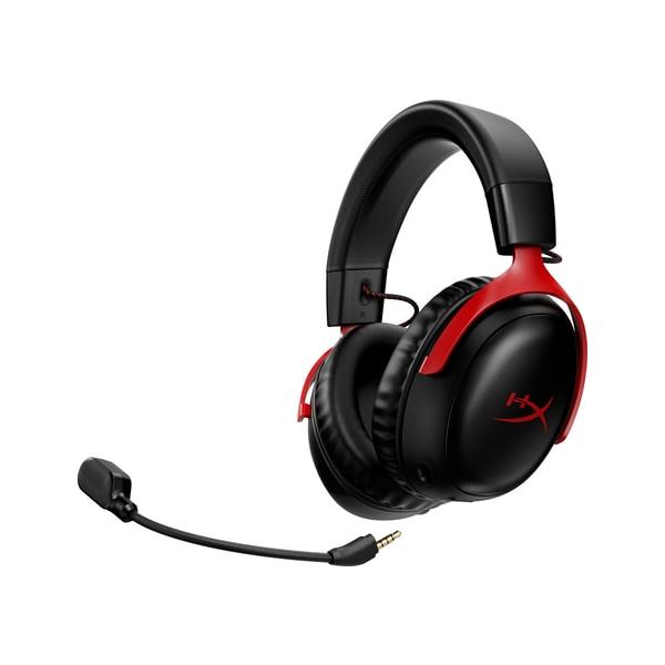 HyperX Cloud III Wireless - Cuffie da gaming (Hyperx Cloud Iii Wireless - - Gaming Headset Wired & - Wireless Head-Band Usb Type-A Black, Red - Warranty: 12M)Hp77Z46AA