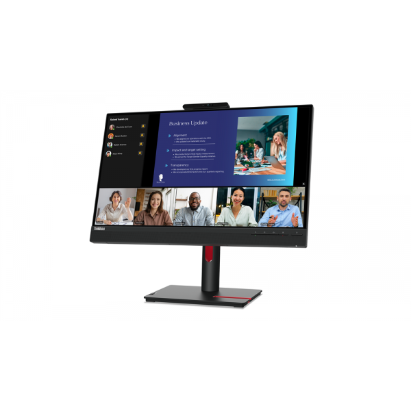 Lenovo ThinkVision T24v-30 Monitor PC 60,5 cm [23.8] 1920 x 1080 Pixel Full HD LED Nero (^T24V-30 23.8IN HDMI/DP/VGA *S*)Lenovo63D8MAT3UK