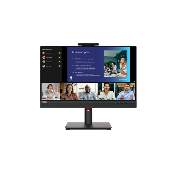 Lenovo ThinkVision T24v-30 Monitor PC 60,5 cm [23.8] 1920 x 1080 Pixel Full HD LED Nero (Lenovo ThinkVision T24v-30 - LED monitor - 24 [23.8 viewable] - 1920 x 1080 Full HD [1080p] @ 75 Hz - IPS - 250 cd/m? - 1000:1 - 4 ms - HDMI, VGA, DisplayPort - ...
