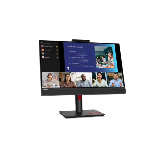 Lenovo ThinkVision T24v-30 Monitor PC 60,5 cm [23.8] 1920 x 1080 Pixel Full HD LED Nero (^T24V-30 23.8IN HDMI/DP/VGA *S*)Lenovo63D8MAT3UK