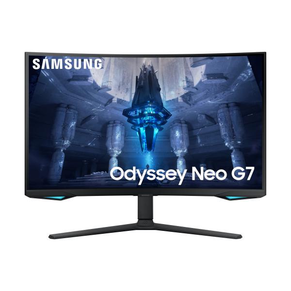 Samsung S32BG750NP Monitor PC 81,3 cm [32] 3840 x 2160 Pixel 4K Ultra HD LED Nero (Samsung Odyssey Neo G7 S32BG750NP - G75NB Series - QLED monitor - gaming - curved - 32 - 3840 x 2160 4K @ 165 Hz - VA - 350 cd/m - 1000000:1 - 1 ms - 2xHDMI, DisplayPo...