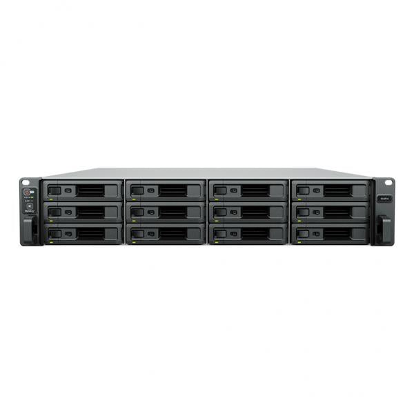 Synology SA SA3610 server NAS e di archiviazione Armadio [2U] Intel Xeon D-1567 16 GB DDR4 0 TB DiskStation Manager Nero, Grigio (Synology SA3610 12 bay NAS - Intel Xeon D-1567 ; 12-core [24 thread] 2.1 GHz [boost up to 2.7 GHz]; 16GB ECC RDIMM; 5x 1...