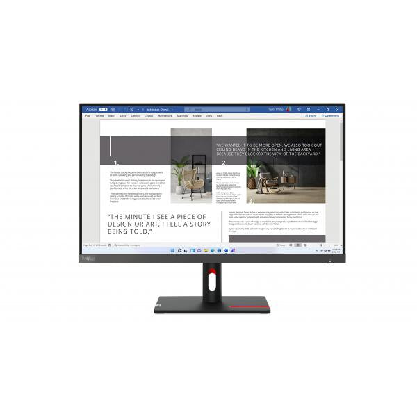 Lenovo ThinkVision S27i-30 Monitor PC 68,6 cm [27] 1920 x 1080 Pixel Full HD LED Grigio (Thinkvision S27I-30 Led - Display 68.6 Cm [27] 1920 X - 1080 Pixels Full Hd Grey - Warranty: 12M)Lenovo019680290516963DFKAT4EU