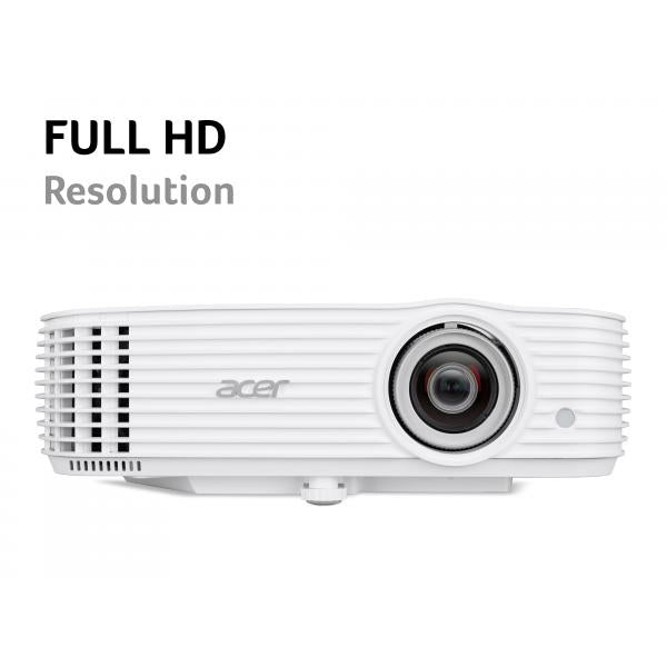 Acer Home MR.JVK11.002 videoproiettore Proiettore a raggio standard 4000 ANSI lumen DLP UHD 4K [3840x2160] Compatibilità 3D Bianco (H6830BD DLP 4K2K 3800 LM PROJECTOR)Acer4711121093500MR.JVK11.002