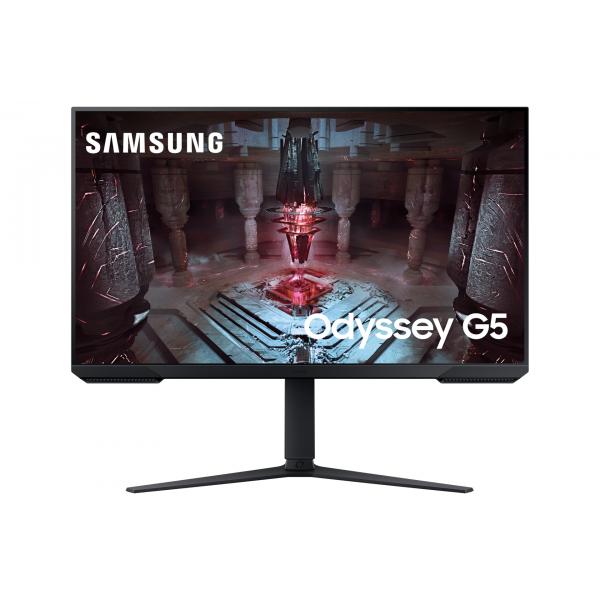 Samsung 32IN G51C MONITOR Monitor PC 81,3 cm [32] 2560 x 1440 Pixel Quad HD LED Nero (Samsung Odyssey G5 S32CG510EU - G51C Series - LED monitor - gaming - 32 - 2560 x 1440 QHD @ 165 Hz - VA - 300 cd/m? - 3000:1 - HDR10 - 1 ms - 2xHDMI, DisplayPort - ...
