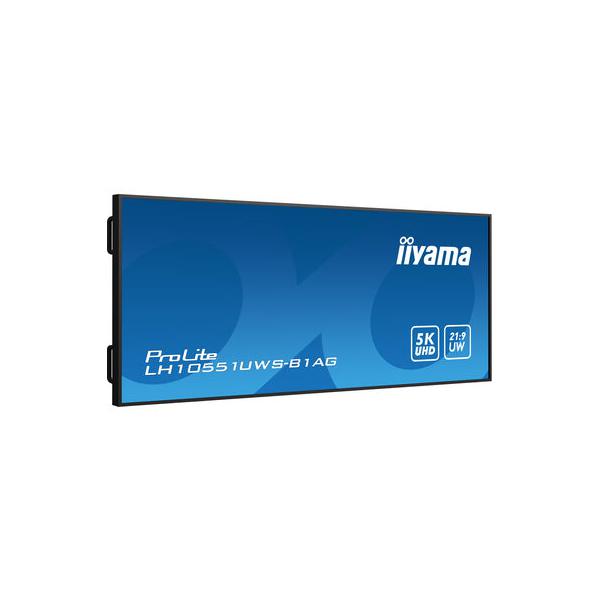 Iiyama LH10551UWS-B1AG visualizzatore di messaggi Pannello piatto per segnaletica digitale 2,66 m [104.7] LED 500 cd/m UltraWide Full HD Nero 24/7 (iiyama ProLite LH10551UWS-B1AG 105' IPS 21:9 5K Ultra-Wide Ultra-Large Format Display)Iiyama4948570121...