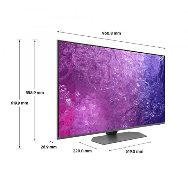 Samsung QE43QN90CATXXU TV 109,2 cm [43] 4K Ultra HD Smart TV Wi-Fi (43 INCH Neo QLED Powered by Qauntum Dot Quantum Matrix Technology Neo Q HDR Neural Quantum Processor 4K Wide Viewing Angle with Anti Ref)Samsung8806094861440QE43QN90CATXXU