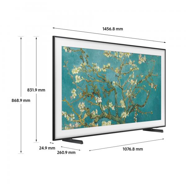 Samsung The Frame QE65LS03BGUXXU TV 165,1 cm [65] 4K Ultra HD Smart TV Wi-Fi (65 INCH The Frame QLED Powered by Quantum Dot Art Mode Matte Display Modern Frame Design Dolby Atmos OTS Dual LED Quantum Processor 4K S)Samsung8806094926712QE65LS03BGUXXU