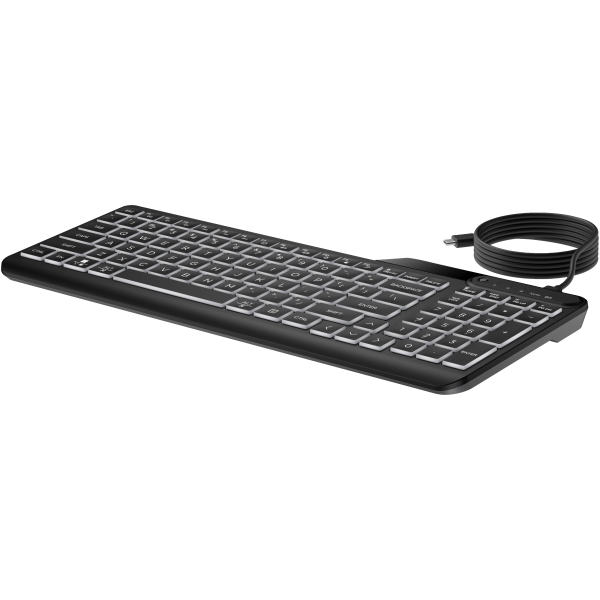 HP Tastiera cablata 400 retroilluminata (400 Backlit Wired Keyboard - - EU - Warranty: 12M)Hp7N7C0AA