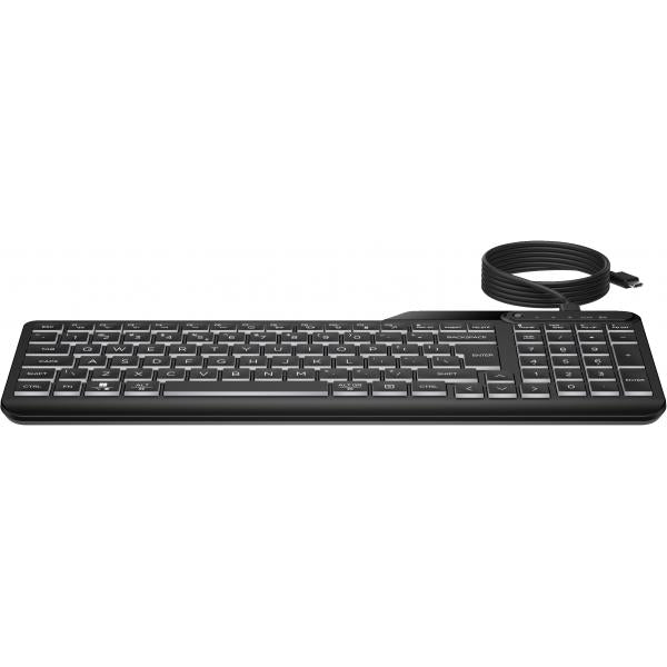 HP Tastiera cablata 400 retroilluminata (400 Backlit Wired Keyboard - - EU - Warranty: 12M)Hp7N7C0AA