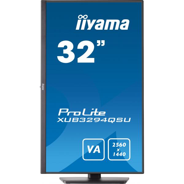 Iiyama ProLite XUB3294QSU-B1 Monitor PC 80 cm [31.5] 2560 x 1440 Pixel Wide Quad HD LCD Nero (iiyama ProLite XUB3294QSU-B1 computer monitor 80 cm [31.5'] 2560 x 1440 pixels Wide Quad HD LCD Black)Iiyama4948570120864XUB3294QSU-B1