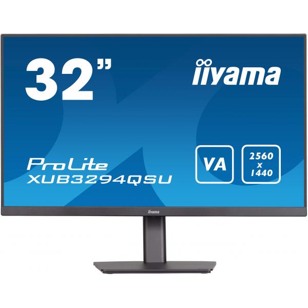 Iiyama ProLite XUB3294QSU-B1 Monitor PC 80 cm [31.5] 2560 x 1440 Pixel Wide Quad HD LCD Nero (iiyama ProLite XUB3294QSU-B1 computer monitor 80 cm [31.5'] 2560 x 1440 pixels Wide Quad HD LCD Black)Iiyama4948570120864XUB3294QSU-B1