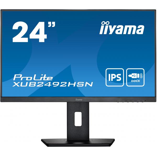 Iiyama ProLite XUB2492HSN-B5 LED display 61 cm [24] 1920 x 1080 Pixel Full HD Nero (Iiyama XUB2492HSN-B5 Monitor)Iiyama4948570121526XUB2492HSN-B5