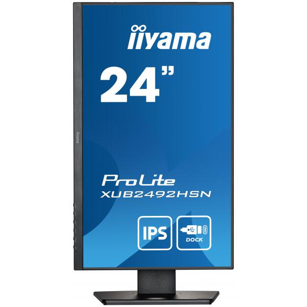 Iiyama ProLite XUB2492HSN-B5 LED display 61 cm [24] 1920 x 1080 Pixel Full HD Nero (Iiyama XUB2492HSN-B5 Monitor)Iiyama4948570121526XUB2492HSN-B5