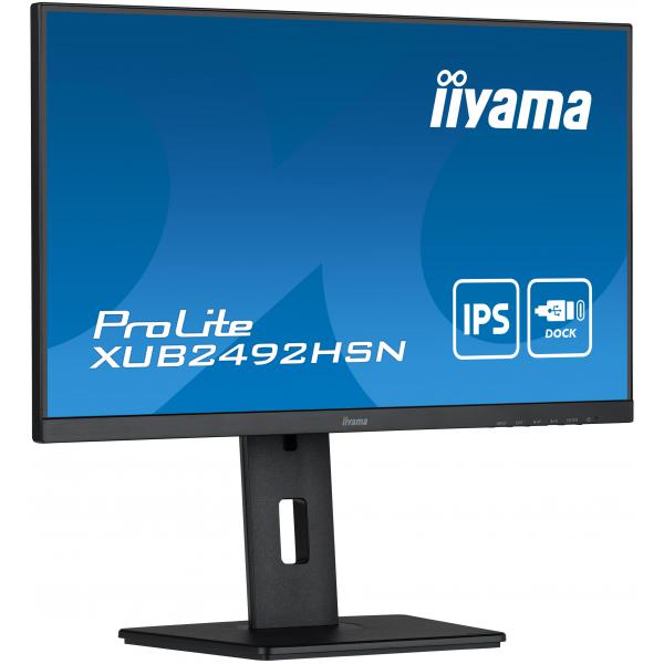 Iiyama ProLite XUB2492HSN-B5 LED display 61 cm [24] 1920 x 1080 Pixel Full HD Nero (Iiyama XUB2492HSN-B5 Monitor)Iiyama4948570121526XUB2492HSN-B5