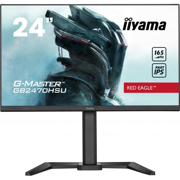 Iiyama G-MASTER GB2470HSU-B5 LED display 61 cm [24] 1920 x 1080 Pixel Full HD Nero (iiyama G-Master GB2470HSU-B5 Red Eagle 24' Full HD IPS Gaming Monitor)Iiyama4948570121397GB2470HSU-B5