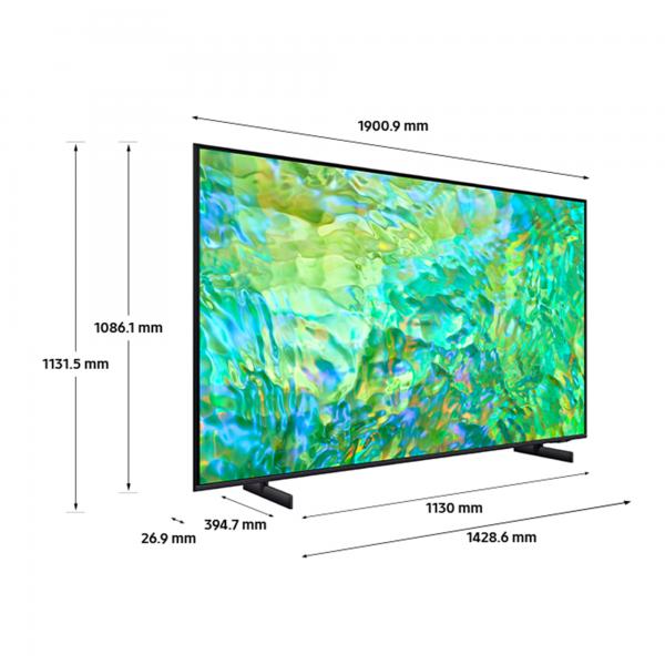 Samsung Series 8 UE85CU8000KXXU TV 2,16 m [85] 4K Ultra HD Smart TV Wi-Fi (85 INCH Ultra HD Dynamic Crystal Colour Gaming Hub AirSlim OTS Lite Crystal Processor 4K HDR Smart Adaptive Sound)Samsung8806094912647UE85CU8000KXXU