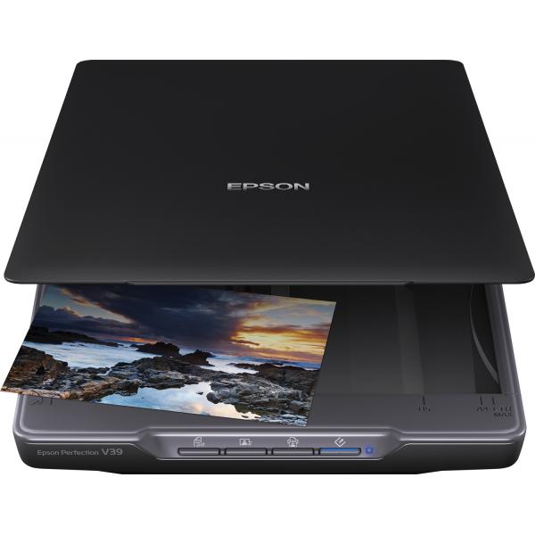 Epson Perfection V39II Scanner piano 4800 x 4800 DPI A4 Nero (Epson Perfection V39II - Flatbed scanner - Contact Image Sensor [CIS] - A4/Letter - 4800 dpi x 4800 dpi - USB 2.0)Epson8715946715308B11B268401