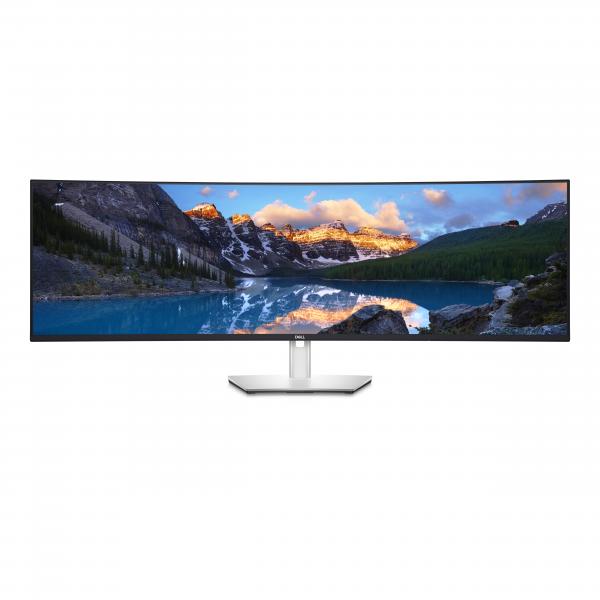DELL UltraSharp U4924DW Monitor PC 124,5 cm [49] 5120 x 1440 Pixel 5K Ultra HD LCD Nero, Argento (124,5cm/49'' [5120x1440] Dell U4924DW Curved 32:9 5ms 60Hz IPS 2xHDMI DP USB-C VESA Pivot Speaker)DellDELL-U4924DW
