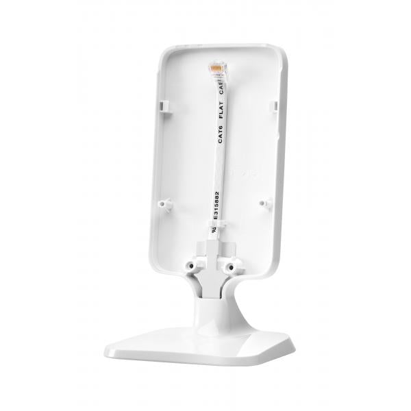 HPE Aruba Networking AP-500H-MNTD2 RJ45 Ethernet Jack Desk Mount (HPE Aruba AP-500H-MNTD2 - Wireless access point mount - for HPE Aruba AP-503H, AP-503HR, AP-505H, AP-505HR)Hpe0190017628974S0J41A