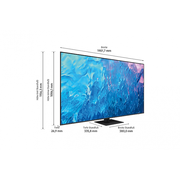 Samsung GQ85Q70CAT 2,16 m [85] 4K Ultra HD Smart TV Wi-Fi Grigio, Titanio (Samsung GQ85Q70CAT Q70C Series - 85 L)Samsung8806094807455GQ85Q70CATXZG