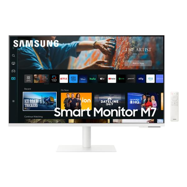 Samsung Smart Monitor M7 - M70C da 32'' UHD Flat (S32Cm703Uu Computer Monitor - 81.3 Cm [32] 3840 X 2160 - Pixels 4K Ultra Hd Led White - Warranty: 12M)Samsung8806094916119LS32CM703UUXEN