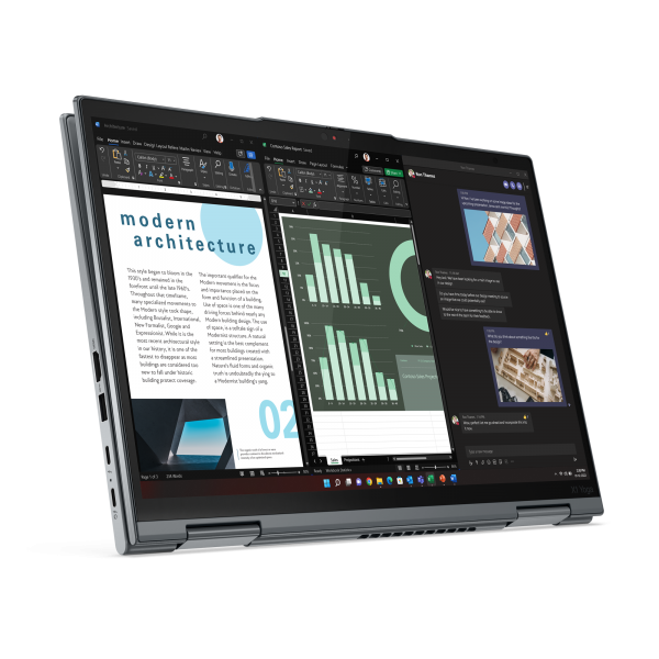 Lenovo ThinkPad X1 Yoga Gen 8 Intel Core i7 i7-1355U Ibrido [2 in 1] 35,6 cm [14] Touch screen WUXGA 16 GB LPDDR5-SDRAM 512 GB SSD Wi-Fi 6E [802.11ax] Windows 11 Pro Inglese UK Grigio (X1 YOGA G8 I7-1355U 16GB 512GB W11P) - Versione UKLenovo019680434...