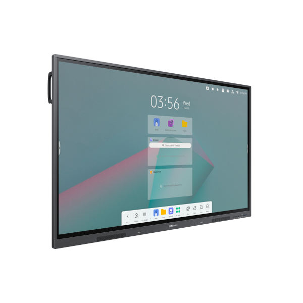 Samsung WA65C lavagna interattiva 165,1 cm [65] 3840 x 2160 Pixel Touch screen Nero (Samsung Interactive Display WA65C - 65 Diagonal Class WAC Series LED-backlit LCD display - education / business - with touchscreen [multi touch] - Android - 4K UHD [...