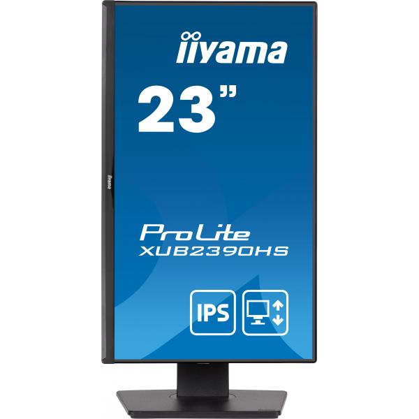 Iiyama ProLite XUB2390HS-B5 LED display 58,4 cm [23] 1920 x 1080 Pixel Full HD Nero (iiyama ProLite XUB2390HS-B5 23' IPS Display)IiyamaXUB2390HS-B5