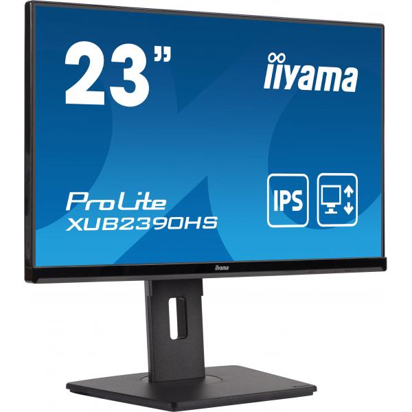 Iiyama ProLite XUB2390HS-B5 LED display 58,4 cm [23] 1920 x 1080 Pixel Full HD Nero (iiyama ProLite XUB2390HS-B5 23' IPS Display)IiyamaXUB2390HS-B5