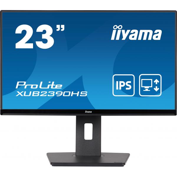 Iiyama ProLite XUB2390HS-B5 LED display 58,4 cm [23] 1920 x 1080 Pixel Full HD Nero (iiyama ProLite XUB2390HS-B5 23' IPS Display)IiyamaXUB2390HS-B5