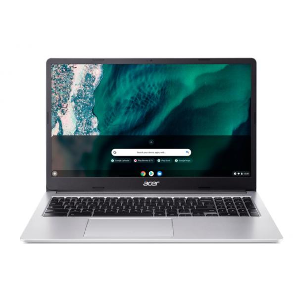 Acer Chromebook CB315-4H-C6SD N4500 39,6 cm [15.6] Full HD 8 GB LPDDR4x-SDRAM 64 GB Flash Wi-Fi 6 [802.11ax] ChromeOS Argento (CHROMEBOOK 315 15.6IN - N4500 8/64GB SILVER) - Versione TedescaAcer4711121603686NX.KB9EG.004