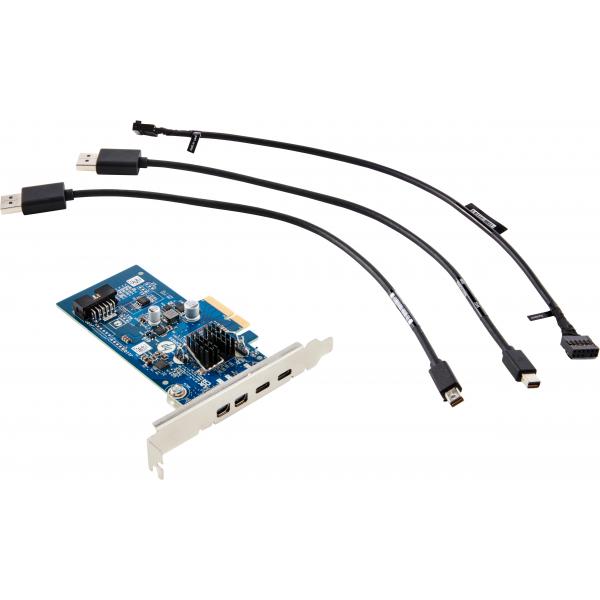 HP Crd Dual TBT4 PCIe x4 LP scheda di interfaccia e adattatore Interno (Crd Dual Tbt4 Pcie X4 Lp - Warranty: 12M)Hp0195697639111340L1AA