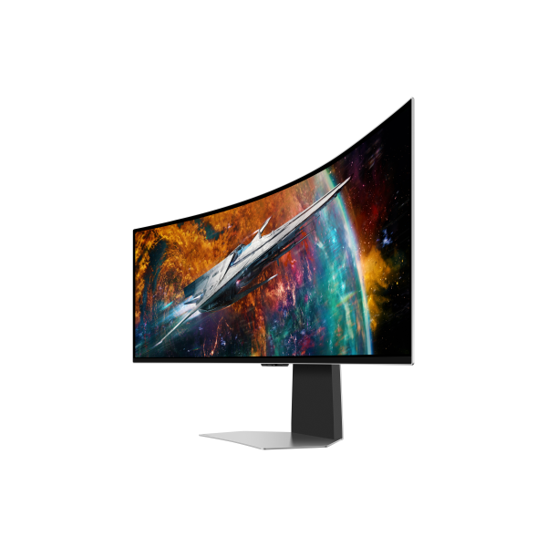 Samsung G95SC Monitor PC 124,5 cm [49] 5120 x 1440 Pixel Dual QHD OLED Argento (S49CG954S 49IN 32:9 DQHD 240HZ - 5.120 X 1.440 250CD/QM 0.1MS)SamsungLS49CG954SUXEN