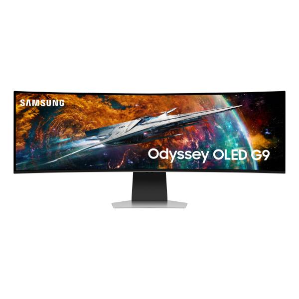 Samsung G95SC Monitor PC 124,5 cm [49] 5120 x 1440 Pixel Dual QHD OLED Argento (S49CG954S 49IN 32:9 DQHD 240HZ - 5.120 X 1.440 250CD/QM 0.1MS)SamsungLS49CG954SUXEN