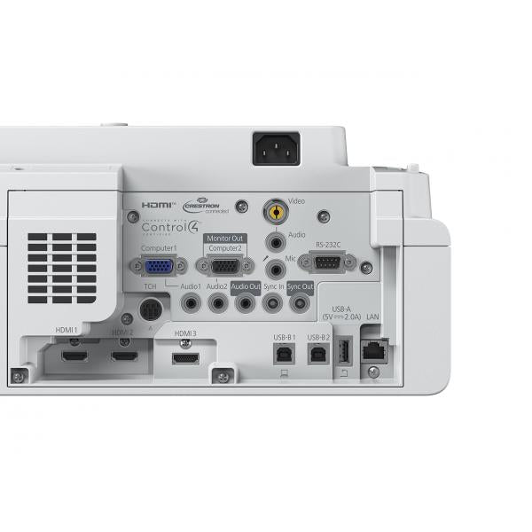 Epson EB-760Wi (Epson EB-760WI - 3LCD projector - 4100 lumens [white] - 4100 lumens [colour] - WXGA [1280 x 800] - 16:10 - ultra short-throw lens - 802.11a/b/g/n/ac wireless / LAN/ Miracast - white)Epson8715946715261V11HA80080