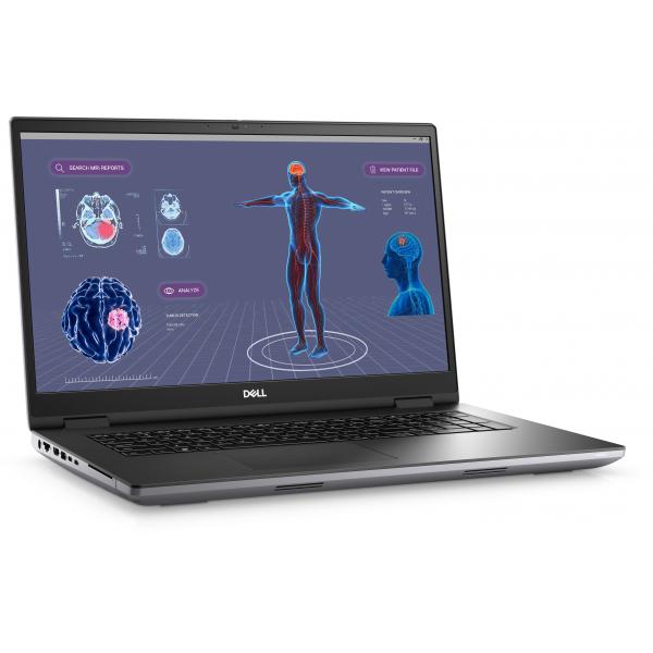 DELL Precision 7780 Intel Core i9 i9-13950HX Workstation mobile 43,9 cm [17.3] Full HD 32 GB DDR5-SDRAM 1 TB SSD NVIDIA RTX 3500 Ada Wi-Fi 6E [802.11ax] Windows 11 Pro Inglese UK Grigio (Dell Precision 7780 i9-13950HX 32GB/1TBSSD RTX 3500 12GB 17 FHD...