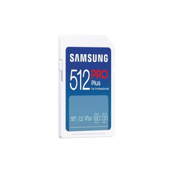 Samsung PRO Plus SD Card - Scheda di memoria 512GB [2023] (Samsung MB-SD512S/EU hukommelseskort 5)Samsung8806094780031MB-SD512S/EU