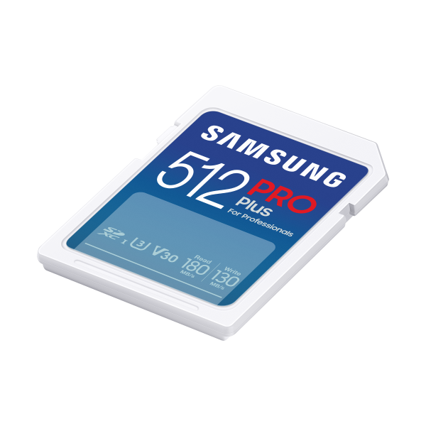 Samsung PRO Plus SD Card - Scheda di memoria 512GB [2023] (Samsung MB-SD512S/EU hukommelseskort 5)Samsung8806094780031MB-SD512S/EU