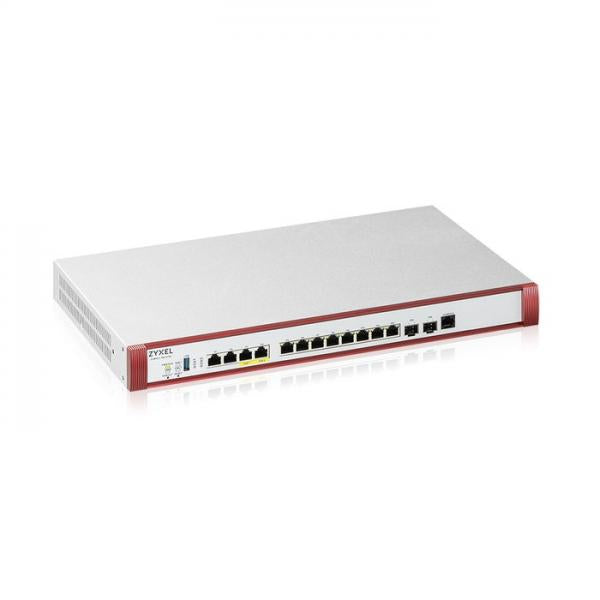 Zyxel USGFLEX100H + Gold Security Pac firewall [hardware] 3 Gbit/s (USG FLEX 100H 8 Gigabit user-definable ports 1*USB with 1 YR Gold Security Pack)Zyxel4718937622436USGFLEX100H-EU0102F