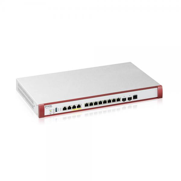Zyxel USG FLEX 700H firewall [hardware] 15 Gbit/s (Zyxel ZyWALL USG FLEX 700H - Firewall - 14 porte - 1GbE, 2.5GbE - gestito da cloud - montabile in rack)Zyxel4718937622870USGFLEX700H-EU0101F