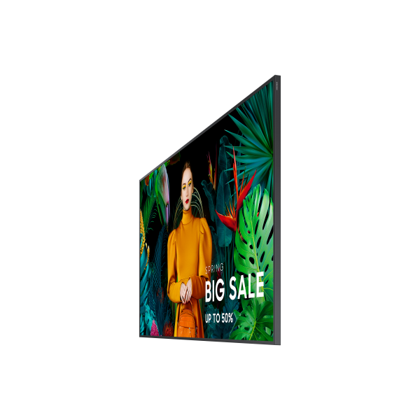 Samsung QH75C Pannello piatto per segnaletica digitale 190,5 cm [75] LCD Wi-Fi 700 cd/m 4K Ultra HD Nero Tizen 24/7 (Samsung QH75C - 75 Diagonal Class [74.5 viewable] - QHC Series LED-backlit LCD display - Crystal UHD - digital signage - Tizen OS - 4...