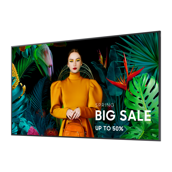 Samsung QB85C Pannello piatto per segnaletica digitale 2,16 m [85] LCD Wi-Fi 350 cd/m 4K Ultra HD Nero Processore integrato Tizen 16/7 (Samsung QB85C - 85 Categoria diagonale [84.5 visualizzabile] - QBC Series Display LCD retroilluminato a LED - segn...