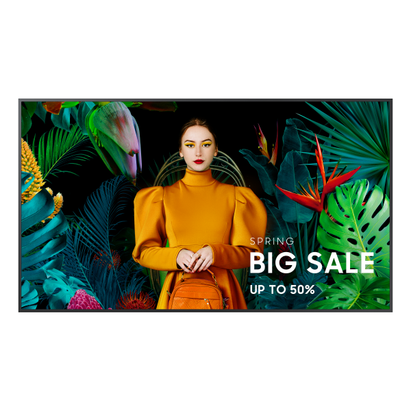 Samsung QB75C Pannello piatto per segnaletica digitale 190,5 cm [75] LCD Wi-Fi 350 cd/m 4K Ultra HD Nero Processore integrato Tizen 16/7 (SAMSUNG 75INCH QBC DISPLAY)SamsungLH75QBCEBGCXEN